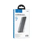 HOCO HB47 - boîtier ssd jusqu'à 4tb de capacité avec un revetement en aluminium