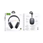 HOCO W65 Casque sans fil Bluetooth Gris Métallique - vue avant