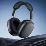 HOCO W65 Casque Bluetooth Gris Métallique - vue dessus