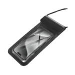 HOCO HX53 - Étui de téléphone transparent étanche avec revetment noir sur les bordures
