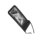 HOCO HX53 - Étui de téléphone transparent étanche avec revetment noir sur les bordures