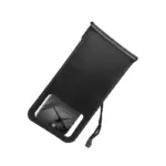 HOCO HX53 - Étui de téléphone transparent étanche avec revetment noir sur les bordures