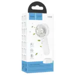 HOCO HX60 - Ventilateur de main portable et rechargeable avec support