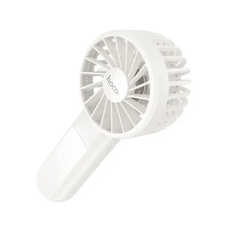 HOCO HX60 - Ventilateur de main portable et rechargeable avec support