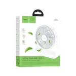 HOCO HX65 - Ventilateur rechargable portable et ajustable pour bureaux