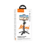 HOCO K27 - Mini Baton de selfie pliable avec commande a distance