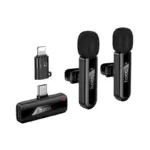 HOCO L20A - Double microphone sans fil miniature "plug and play