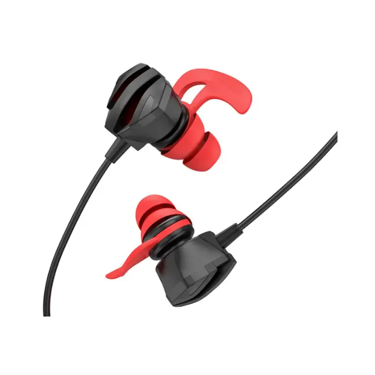 HOCO M105 - Écouteurs gaming filaires avec microphone et support oreille