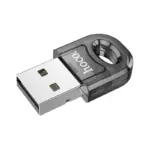 HOCO UA28 - Clé USB Bluetooth transparente, mini récepteur Bluetooth portable, adaptateur Bluetooth 5.1 BT
