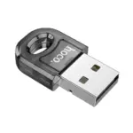HOCO UA28 - Clé USB Bluetooth transparente, mini récepteur Bluetooth portable, adaptateur Bluetooth 5.1 BT