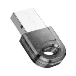 HOCO UA28 - Clé USB Bluetooth transparente, mini récepteur Bluetooth portable, adaptateur Bluetooth 5.1 BT