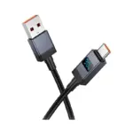 HOCO X118 - Cable data et charge 5A Type-C avec affichage