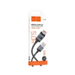 HOCO X118 - Cable data et charge 5A Type-C avec affichage