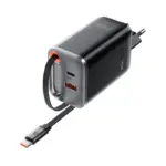 ACEFAST A111 | Chargeur GaN 67W à 3 ports avec câble USB-C rétractable – Image 2