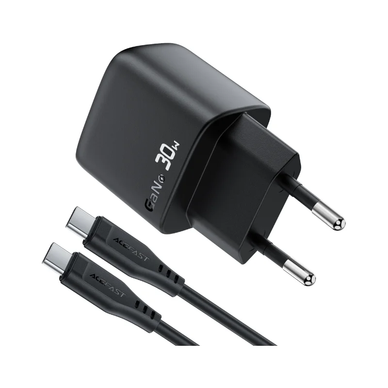 Acefast A115 30W Wall Charger + Cable