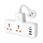HOCO AC12A | Multiprise orientable 2 positions PD 30W - 4 ports USB