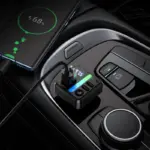HOCO E89 | Transmetteur FM Bluetooth voiture 45W avec USB-C et USB-A – Image 6