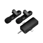 HOCO L20C | Micro-cravate sans fil double - iPhone, USB-C et Jack 3,5 mm – Image 4