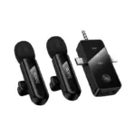 HOCO L20C | Micro-cravate sans fil double - iPhone, USB-C et Jack 3,5 mm – Image 5