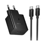HOCO N77 | Chargeur USB-C PD 45W avec câble USB-C vers USB-C