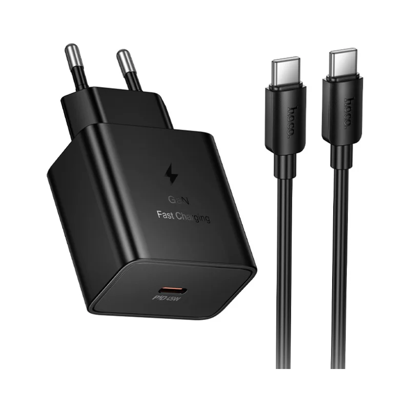 Hoco Star N77 45W Wall Charger + Cable