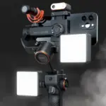 Jmary iSteady M6 | Kit Stabilisateur smartphone 3 axes - Suivi IA et lampe magnétique – Image 11