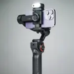 Jmary iSteady M6 | Kit Stabilisateur smartphone 3 axes - Suivi IA et lampe magnétique – Image 5