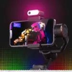 Jmary iSteady M6 | Kit Stabilisateur smartphone 3 axes - Suivi IA et lampe magnétique – Image 2