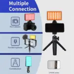 Jmary FM-150RGB | Mini Lampe vidéo LED RGB 6W haute fidélité – Image 5