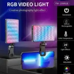 Jmary FM-150RGB | Mini Lampe vidéo LED RGB 6W haute fidélité – Image 4