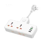 HOCO AC12A | Multiprise orientable 2 positions PD 30W - 4 ports USB – Image 4