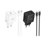 HOCO N83 Profit single port PD40W charger set(C to C)(EU) – Image 3