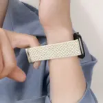 hoco WA43  Braclet Jane Eyre series loop magnetic buckle nylon strap(44/45/46/49mm) – Image 13