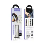 hoco WA43  Braclet Jane Eyre series loop magnetic buckle nylon strap(44/45/46/49mm) – Image 8