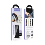 hoco WA43 Jane Eyre series loop magnetic buckle nylon strap(44/45/46/49mm) – Image 4