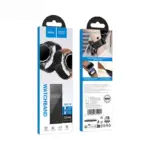 Hoco WH18  Braclet Basic series two-section double magnetic buckle silicone leather strap(22mm) – Image 11