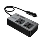 HOCO Z66 New 2-socket universal(PD66W/1C2A) car inverter – Image 2