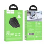 Chargeur HOCO N66 Ingenious GaN PD35W USB-C (noir) – Image 3