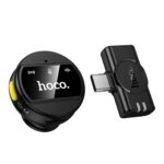 Micro cravate sans fil HOCO L21 Charm ENC (récepteur Type-C, noir)
