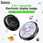 HOCO Y130 – Badge Électronique Écran HD Tactile 1.85"