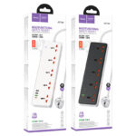 Multiprise HOCO AC14A Rico PD30W + QC3.0 + 5 prises UE – Image 3