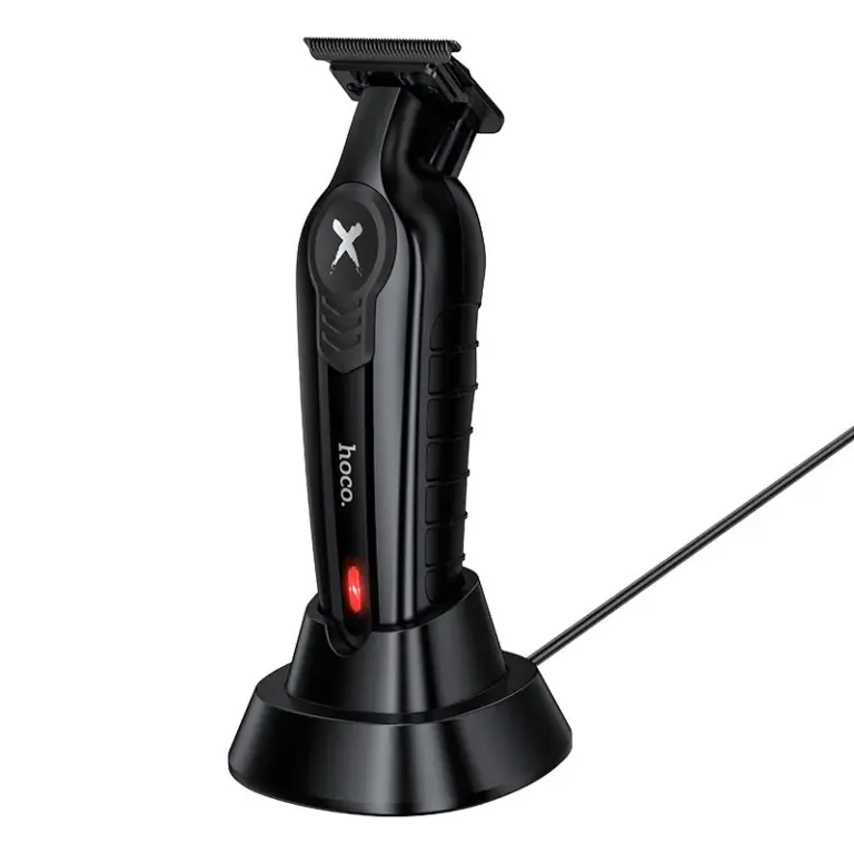 Tondeuse à cheveux HOCO HP28 noir sur base
