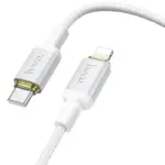 Hoco X128 Benefit câble USB-C vers Lightning 30W blanc