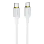 Câble HOCO X128 Benefit USB-C vers USB-C blanc